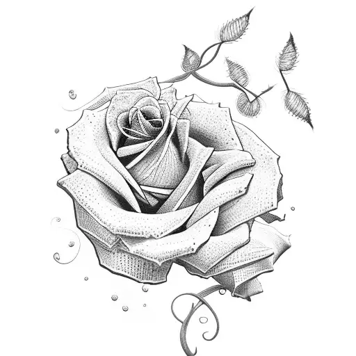 A Shotgun Intertwined With A Vine Of Roses