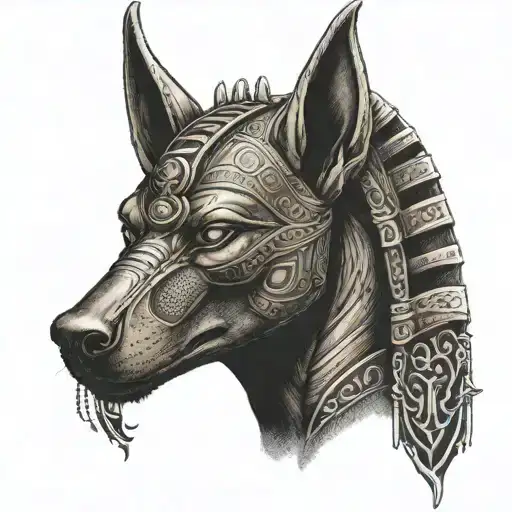 Anubis Wearing Mma Gloves And Training In A Roman Coliseum