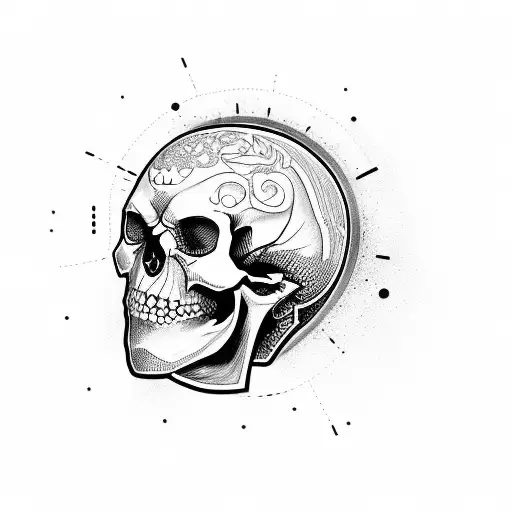 Technology Skull