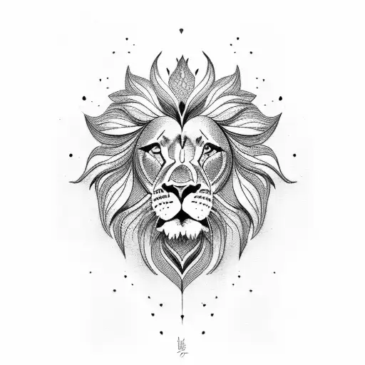 Fille Et Crane De Lion