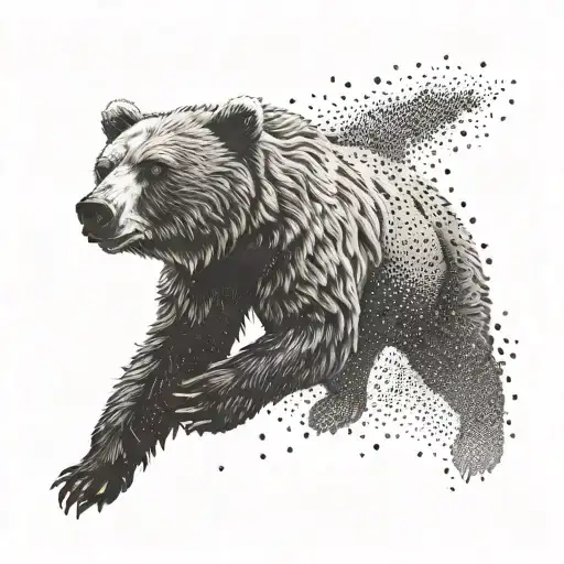 Grizzly Bear Running
