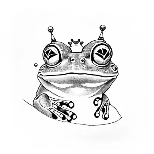 Frog Wearing A Crown