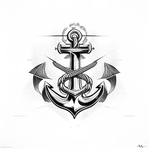 Anchor With Orchidee