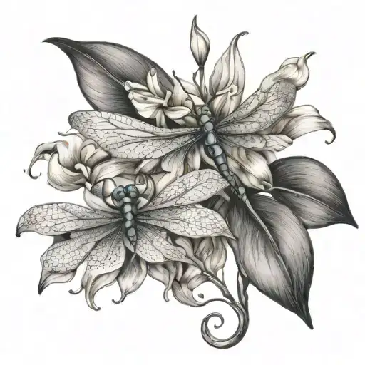 Dragonfly Lillies Ciani