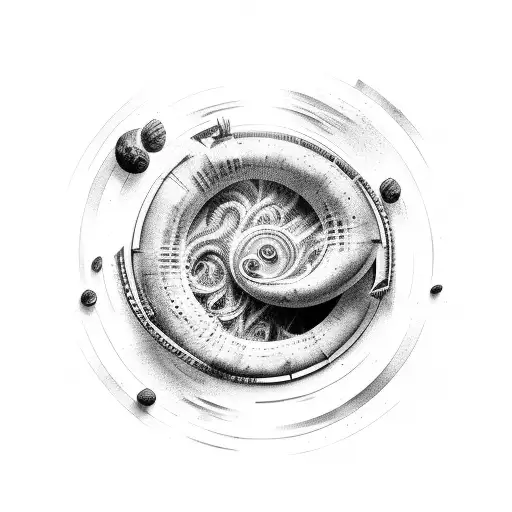 2 Arms Climb Out Of A Black Hole