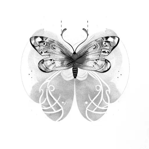 Surfer With A Purple Butterfly And Southampton Football Club