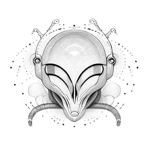 Alien Wearing Human Clothes