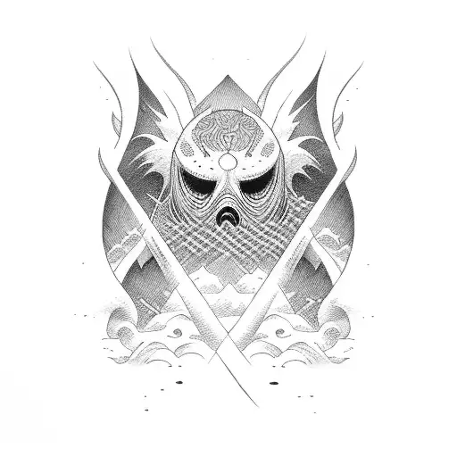 White Water Rapid With Kayakers