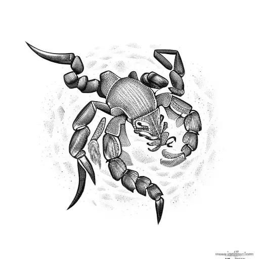 Zodiac Sign Scorpion Tattoo For Forearm