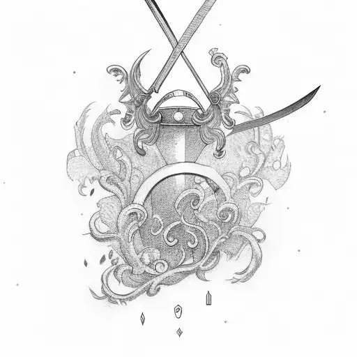 Sword With A Bey And A Key And Ivy