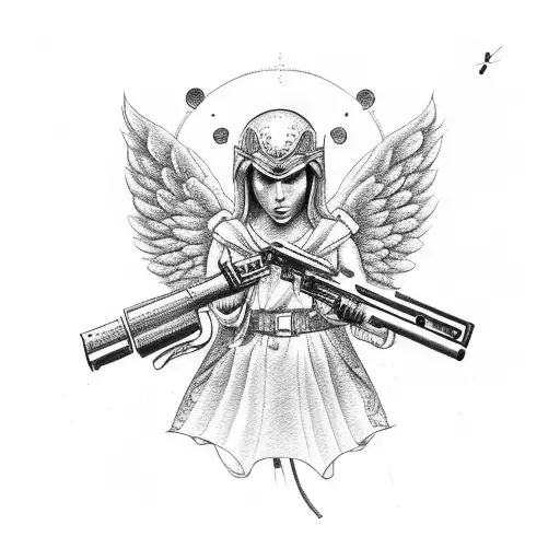 Guardian Angel With A Gun