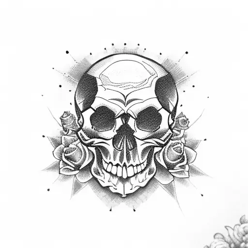 Skull And Roses