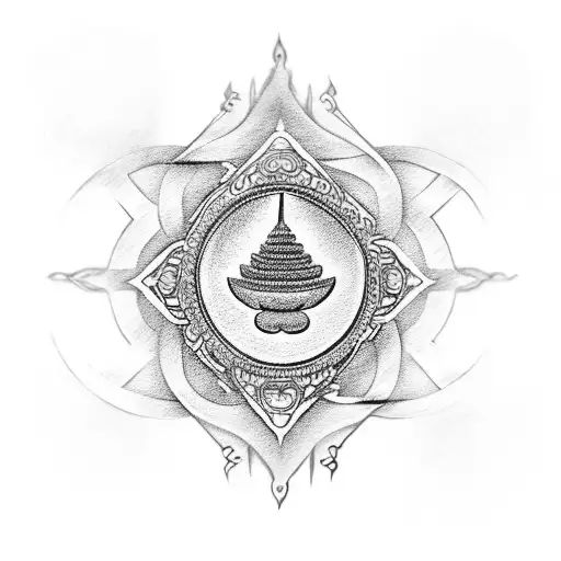 Simple Buddhist Symbol