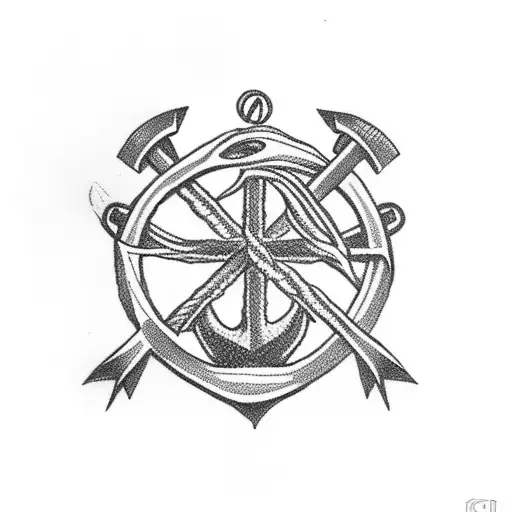 Anchor With A Catholic Cross