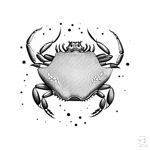 A Crab Trying To Jump From The Water