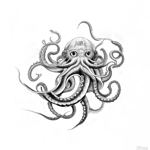 Kraken Avec Montre A Gousset