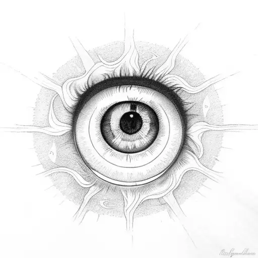 Eye With Sun