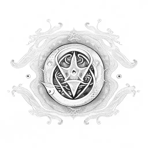 Sword Vines Moon Stars