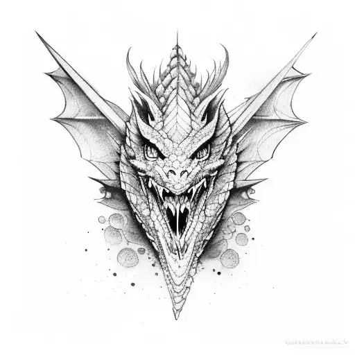 Dragon De Terre Aquarelle