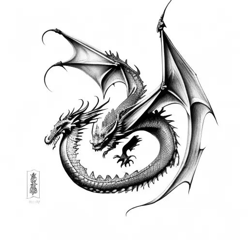 Dragon Aquarelle