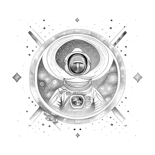 Virgo Astro Sign With An Astronaut