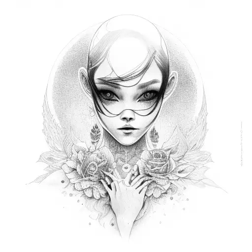 A Female Holding A Child Hand