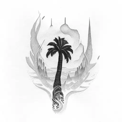 Concept Palm Tree