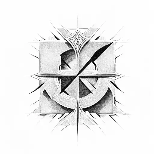 Christian Cross Using Three Letters C L T