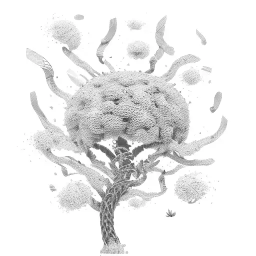 An Adrenaline-filled Scene Of A Money Tree Growing Amidst A Motocross Track