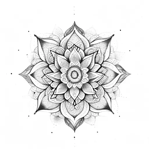 Mandala Lotus Flower