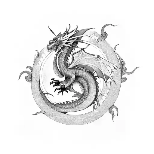 Dragon With Semikolon