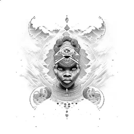 Ocean Wave Earth African Warrior