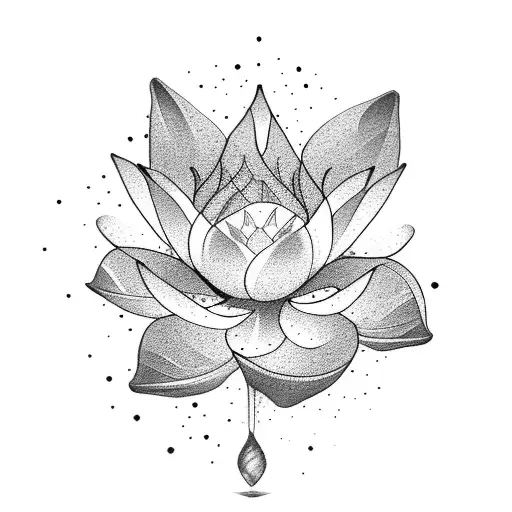 Lotus Flower Butterflies And Number 111