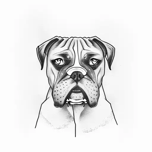 Dog Boxer Simple