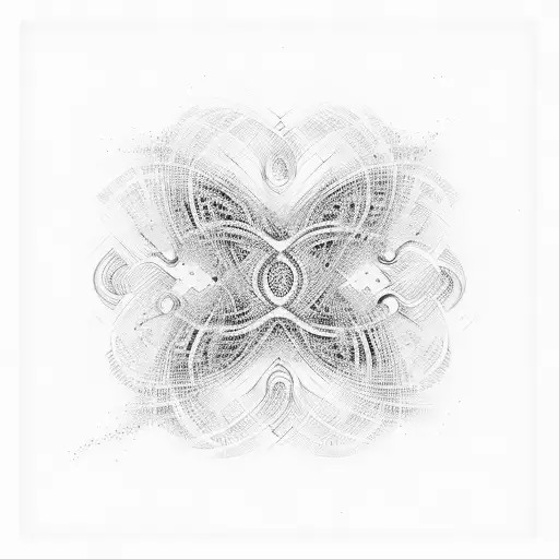 An Abstract Representation Of Soundwaves Forming The Word 'Love'