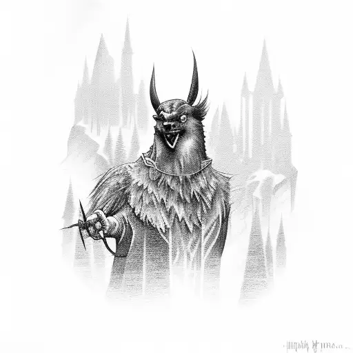 Harry Potter With Hippogriff And Pin Forest