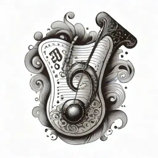 A Magical Music Note Emerging From A Deck Of Cards