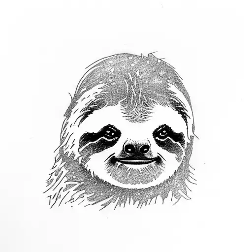 Sloth With Number 8 Familia And Aquarius