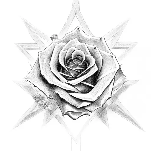 Rose With Timothy Background With A Infinity Crucifix Key In Front Of It