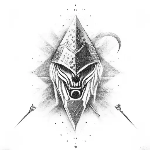 A Powerful Warrior Embracing Creativity And Positivity