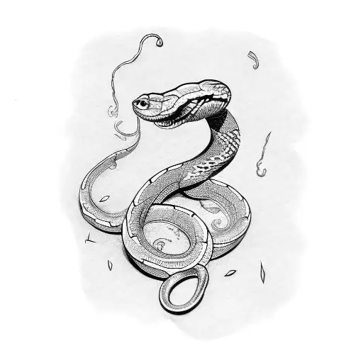 Snake With Book
