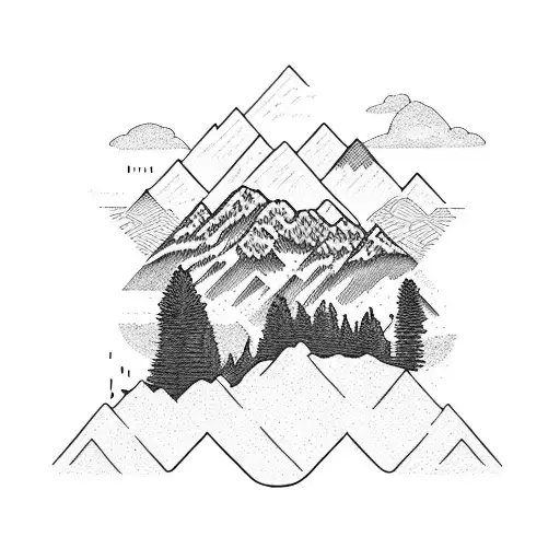 Colorado With Cancer Ribbon And Mountains