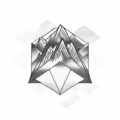Diamond With Mountain