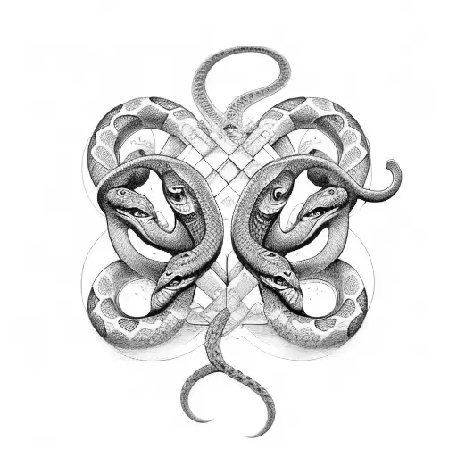 A Snake That Symbolizes Gemini