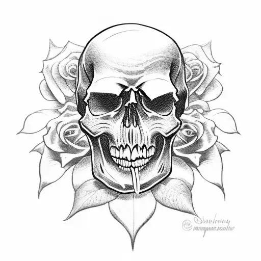 Skull And Roses