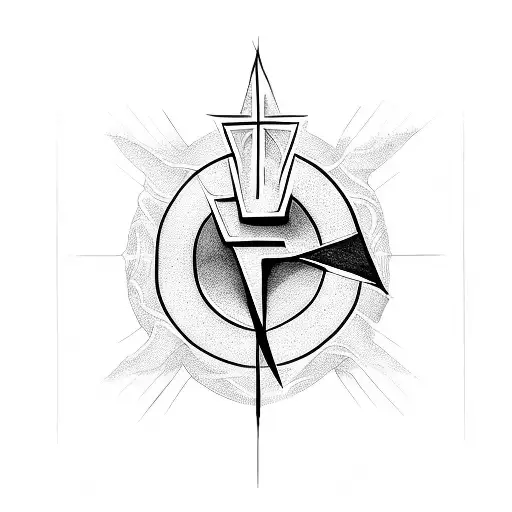 Christian Cross With Lightning And A Lebanese Connection