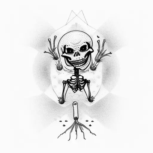 Dancing Skeleton Body