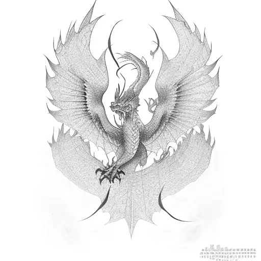 Phoenix With Dragon