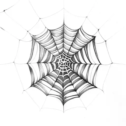 Spiderweb With A Spider
