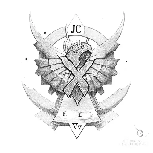 Friend Symbol With Initial V And J